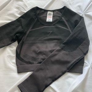 Gymshark geo seamless top size medium